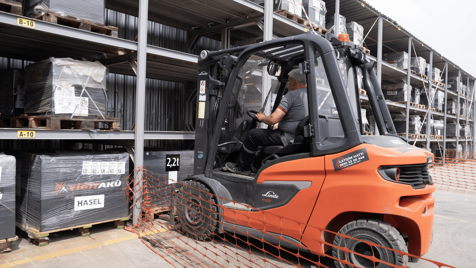 linde, forklift, h30