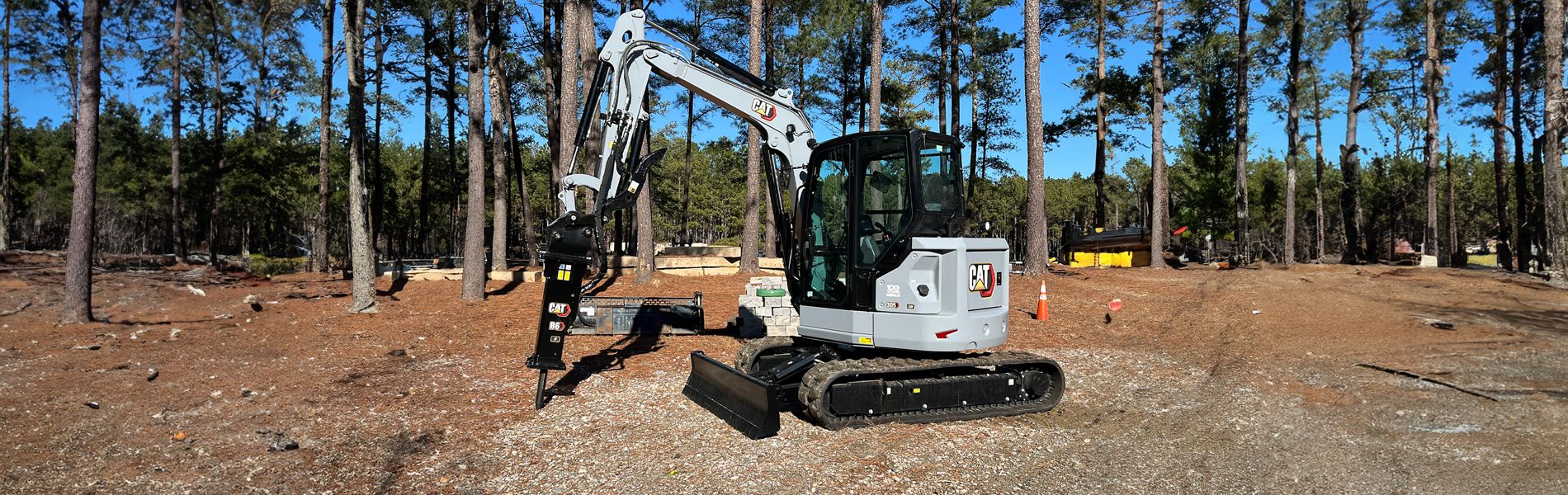 Heavy equipment, Woody plant, Soil, Machine