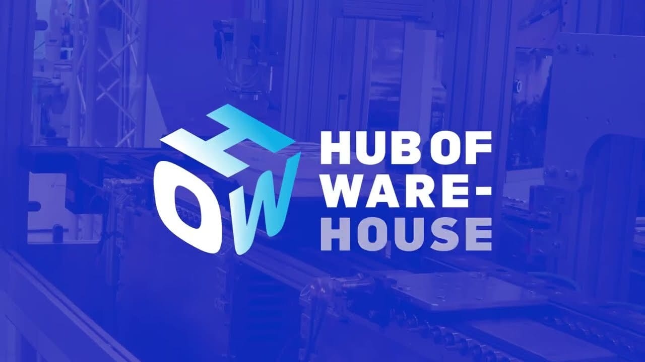 Warehouse image with 'OHW' logo and 'HUB OF WARE-HOUSE' text.