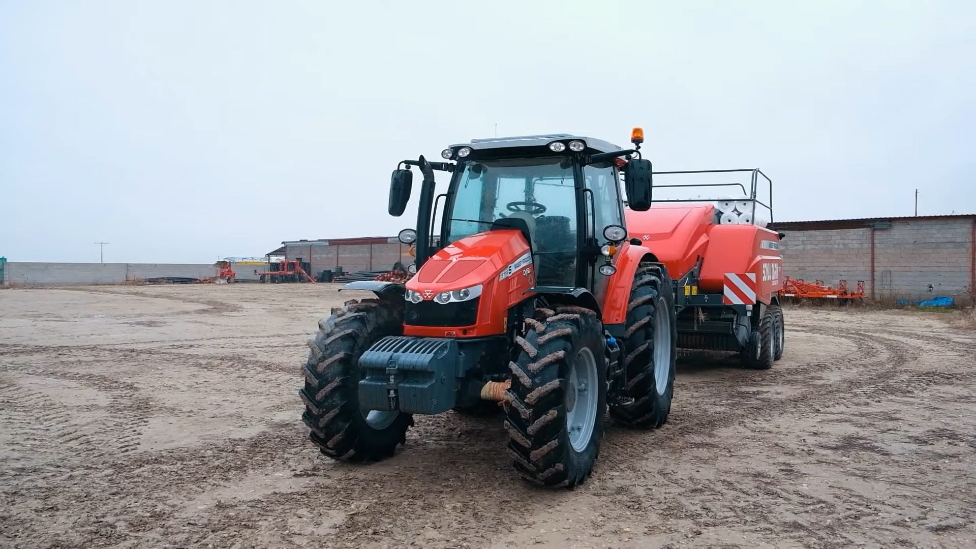 Automotive tire, Motor vehicle, Agricultural machinery, Wheel, Sky, Tractor, Tread, Rolling