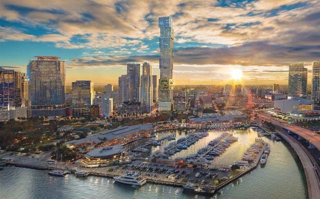 Water, Cloud, Sky, Skyscraper, Building, Atmosphere, Light, Nature, World, Afterglow