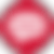 A white speech bubble with three wavy lines inside, all set within a red circle.