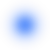 Vibrant blue circle with a concentric blue gradient on a dark green background.