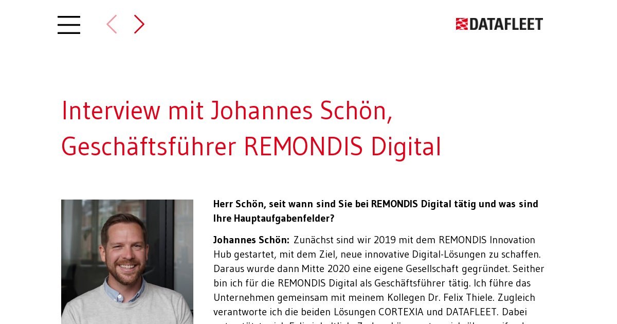 Interview Johannes Schön