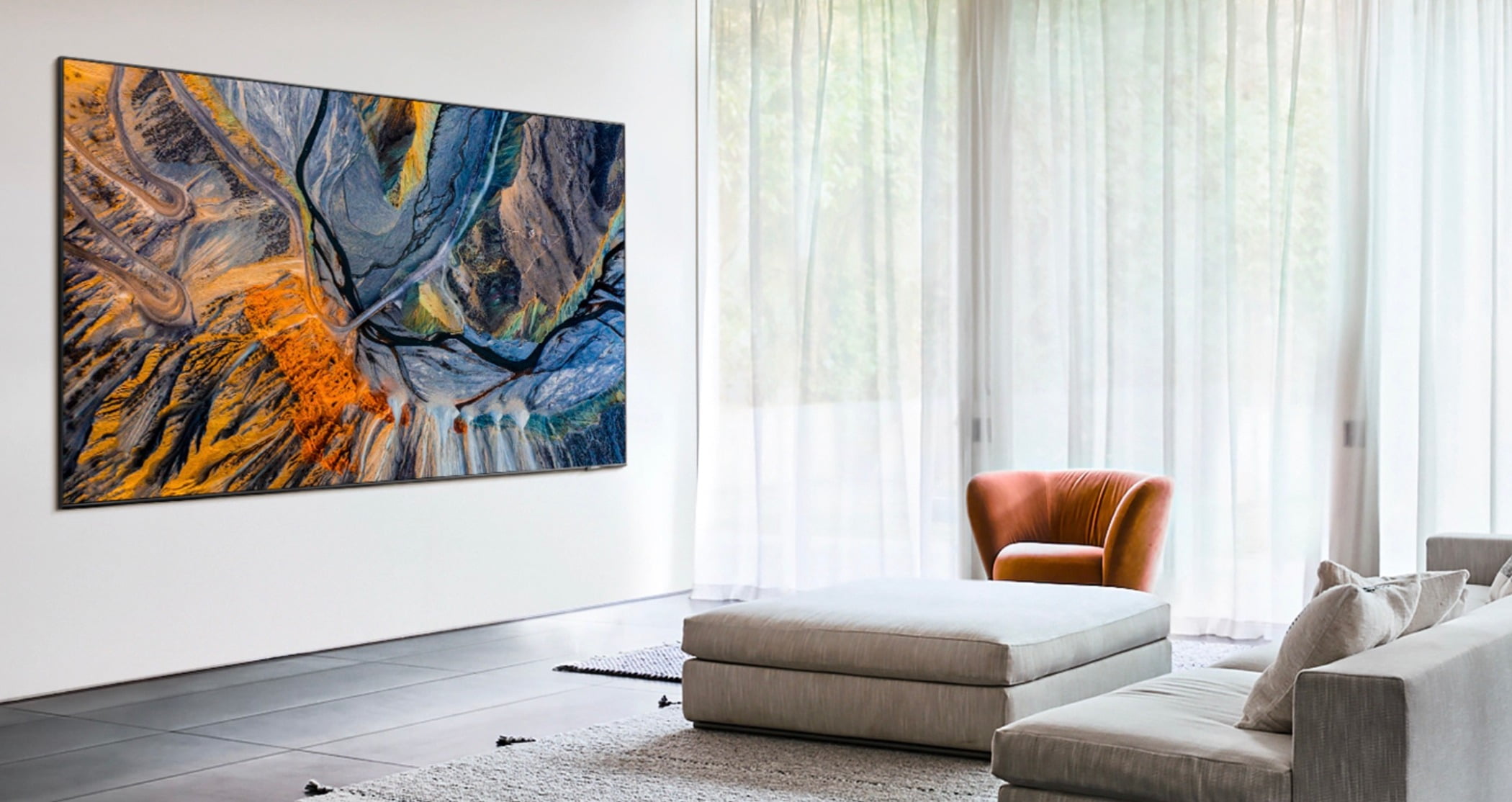 Living room, Interior design, Couch, Furniture, Flooring, Floor, Wall, Wood