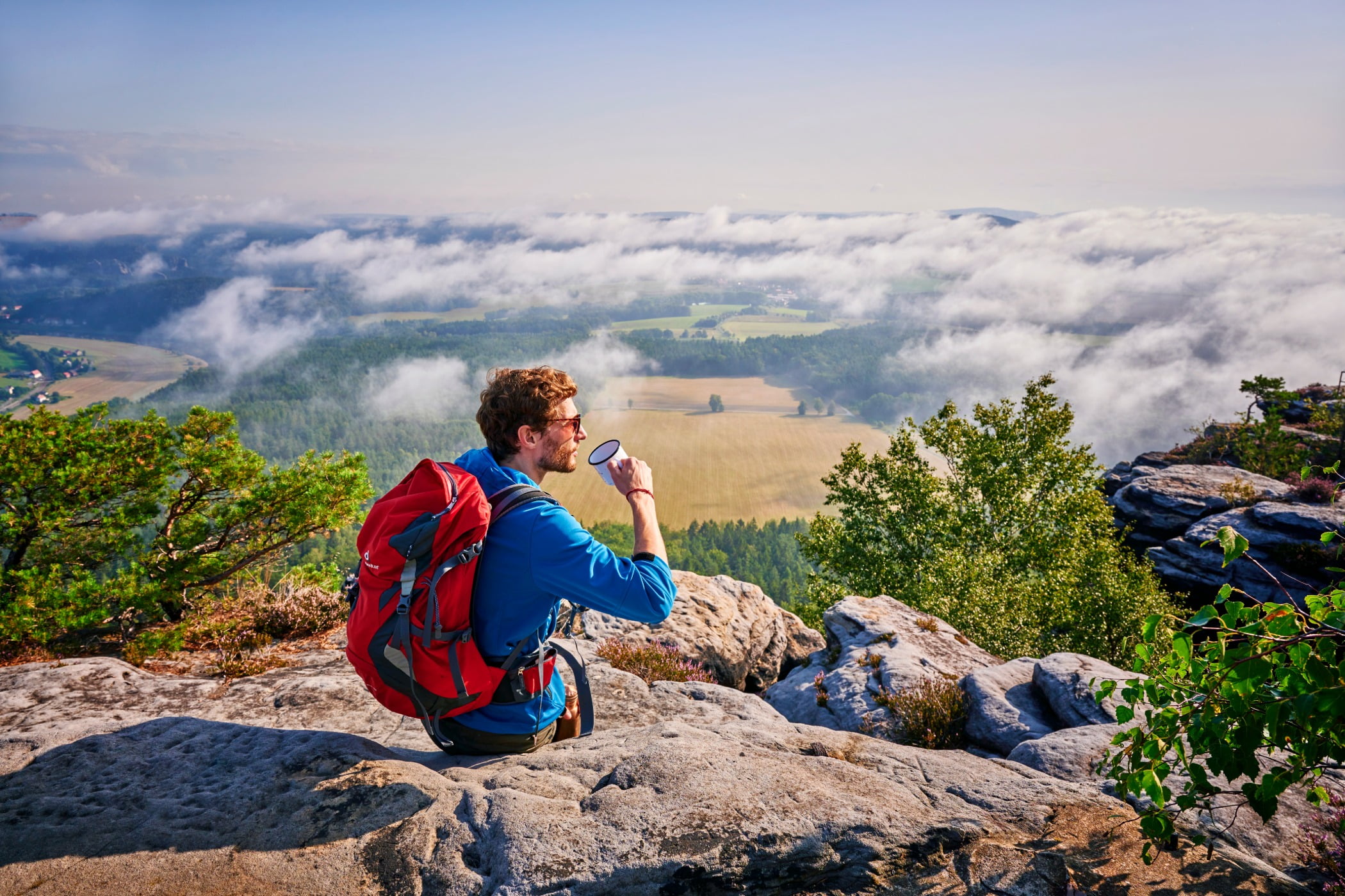 Luggage and bags, People in nature, Bag, Bedrock, Adventure, Rock
