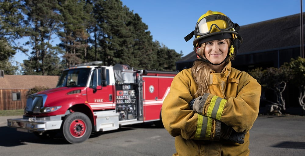 Female Firefighter Getty Images 1089972710