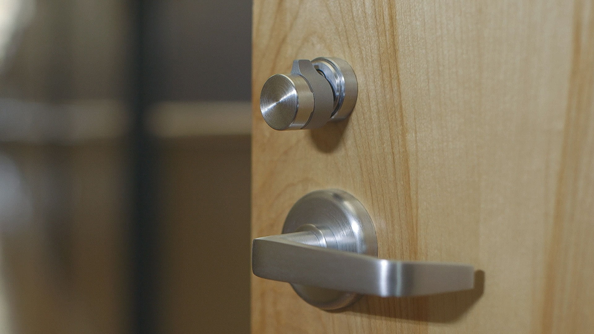 Wireless locks are especially useful on interior doors with little traffic. 