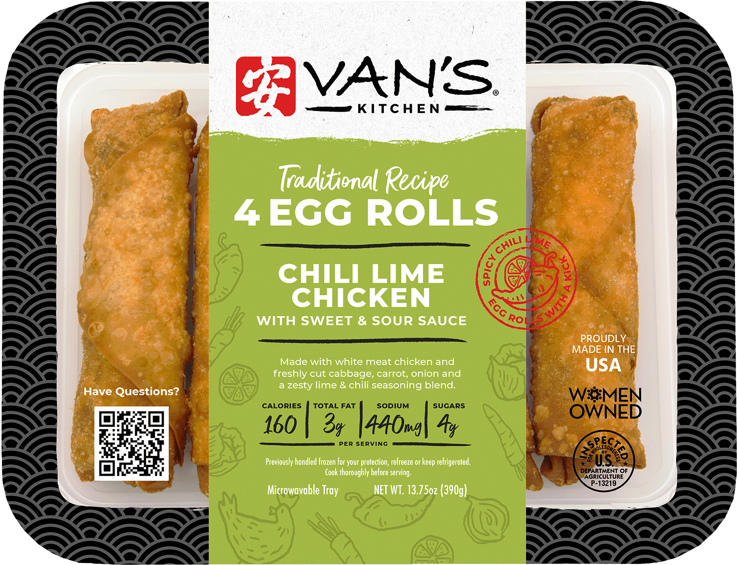 Egg rolls, Vegetables, Packaging, Branding, Ingredients, Convenience foods