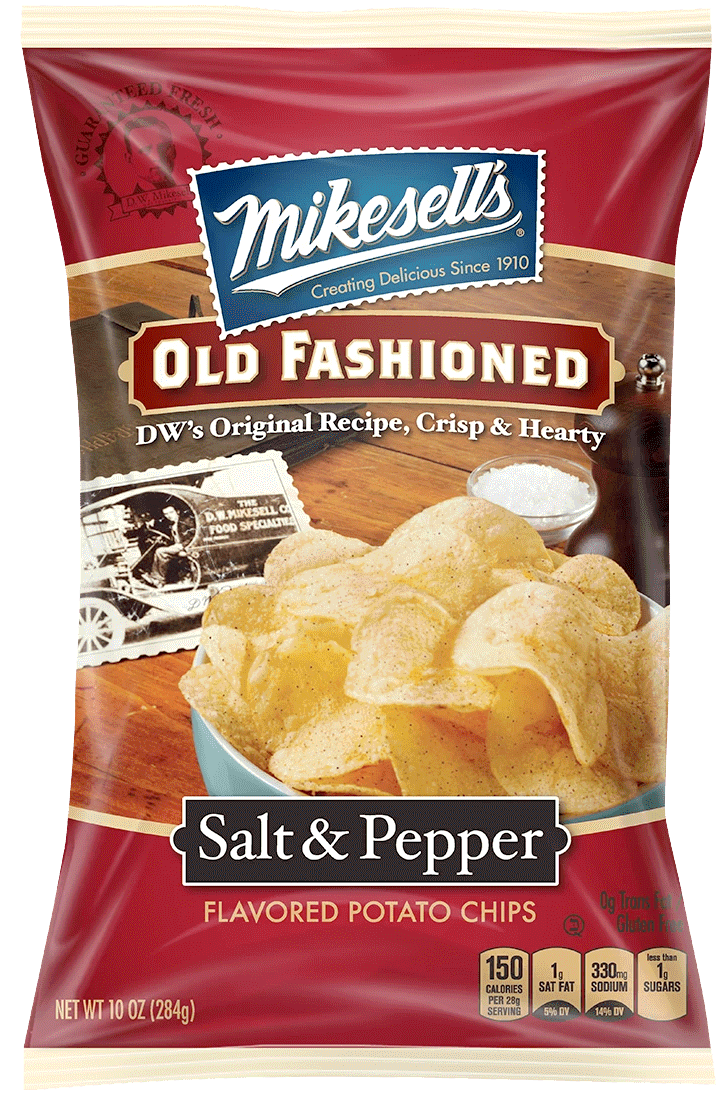 Potato chips, Bag, Packaging, Logo, Vintage photo, Salt  pepper