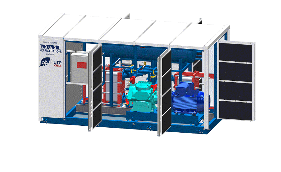 Compressor, Refrigerator, Ammonia system, Equipment, Container