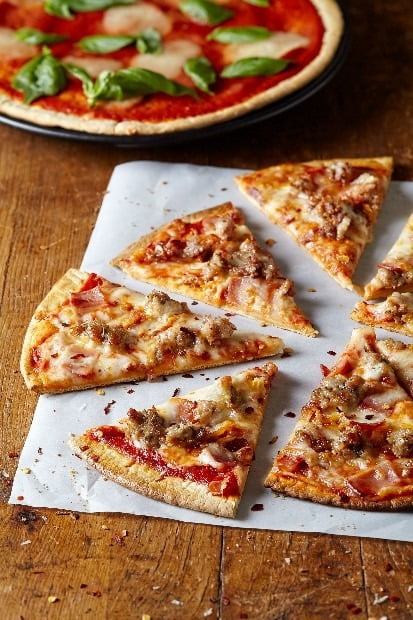 Fast food, Pizza cheese, Baked goods, Ingredient, Recipe, Cuisine, Dish