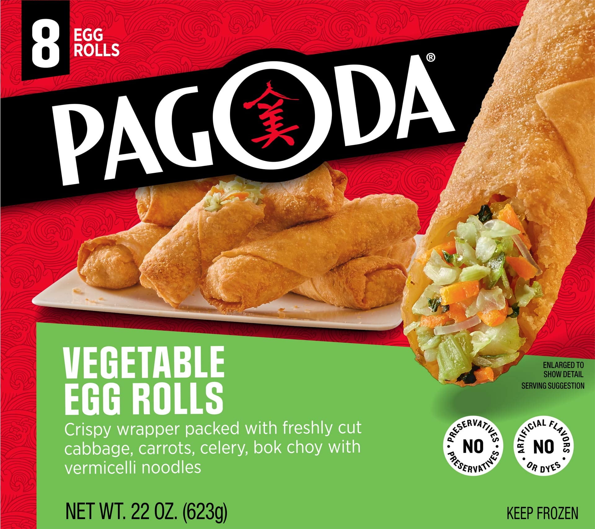 Egg rolls, Vegetables, Packaging, Branding, Ingredients, Convenience foods