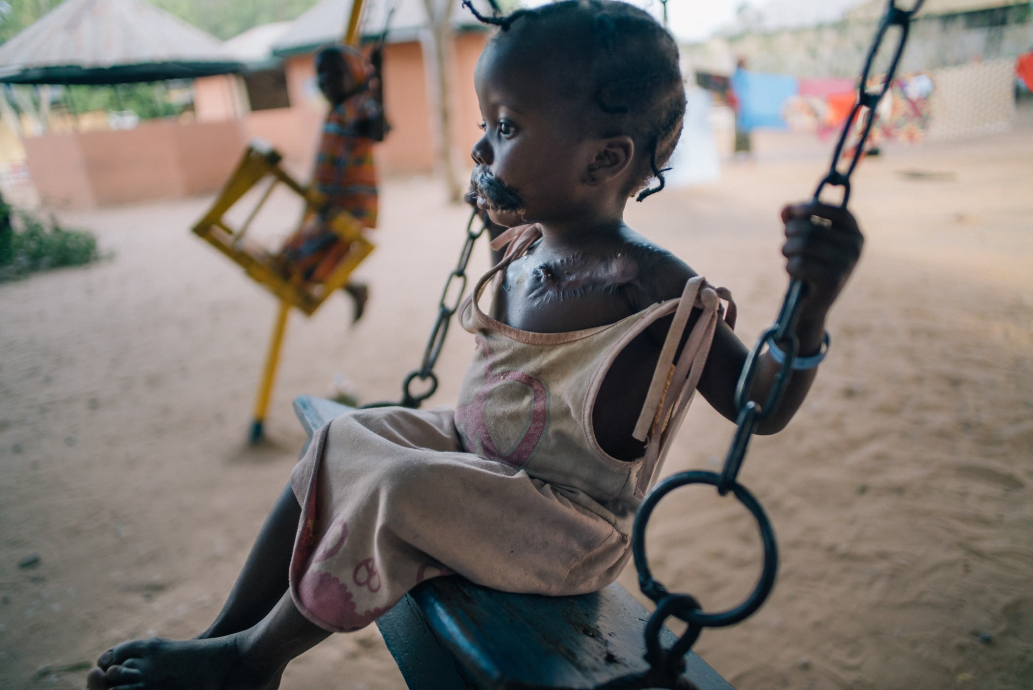 Mode of transport, Public space, Skin, Plant, Swing, Mammal, Happy, Leisure, Toddler