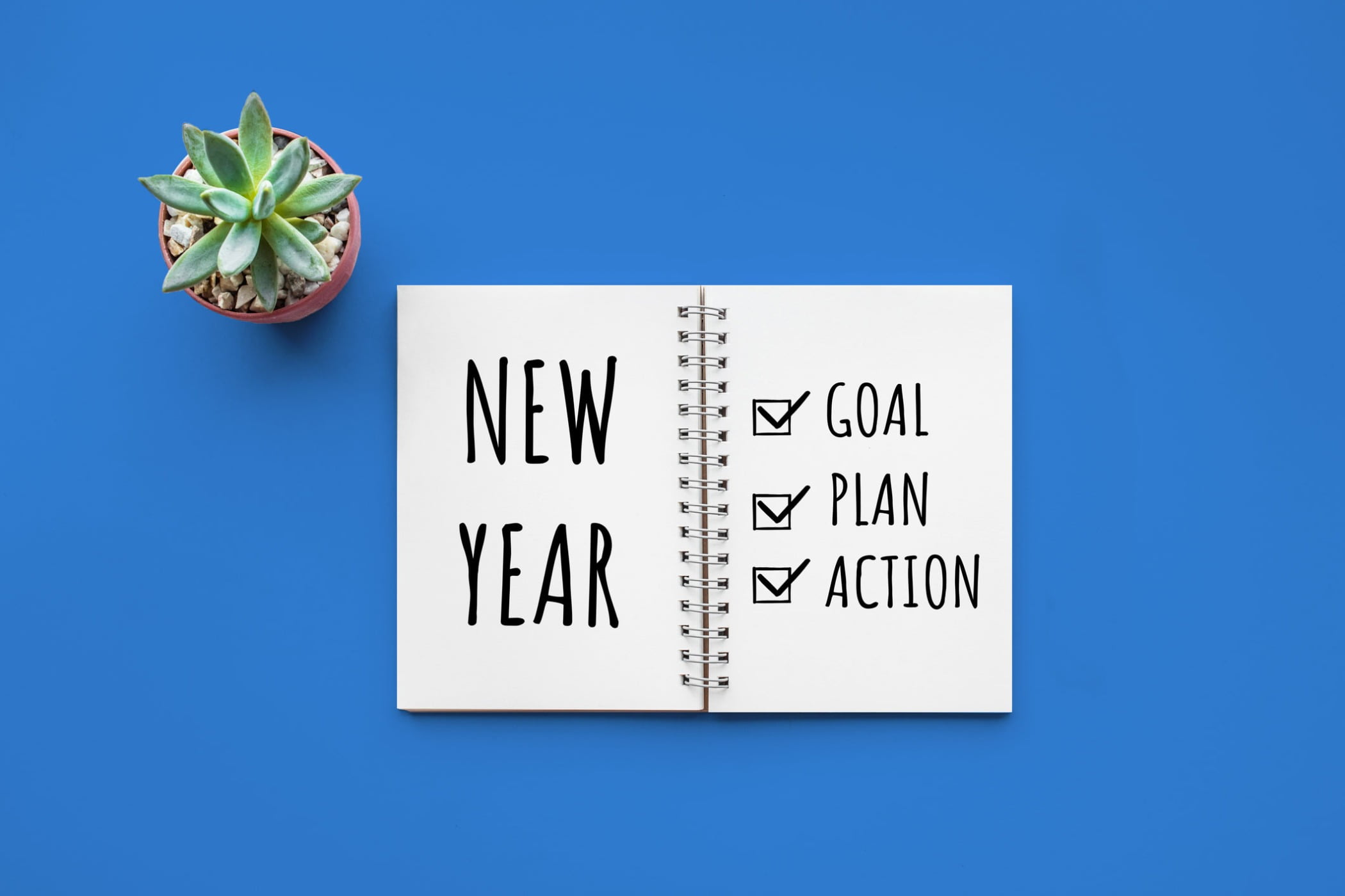 New Year, goal, plan, action