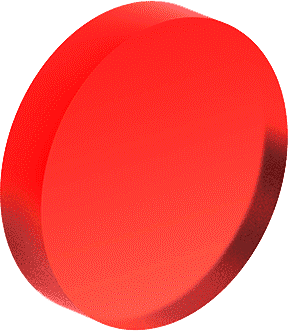 Circle, 3D, Red