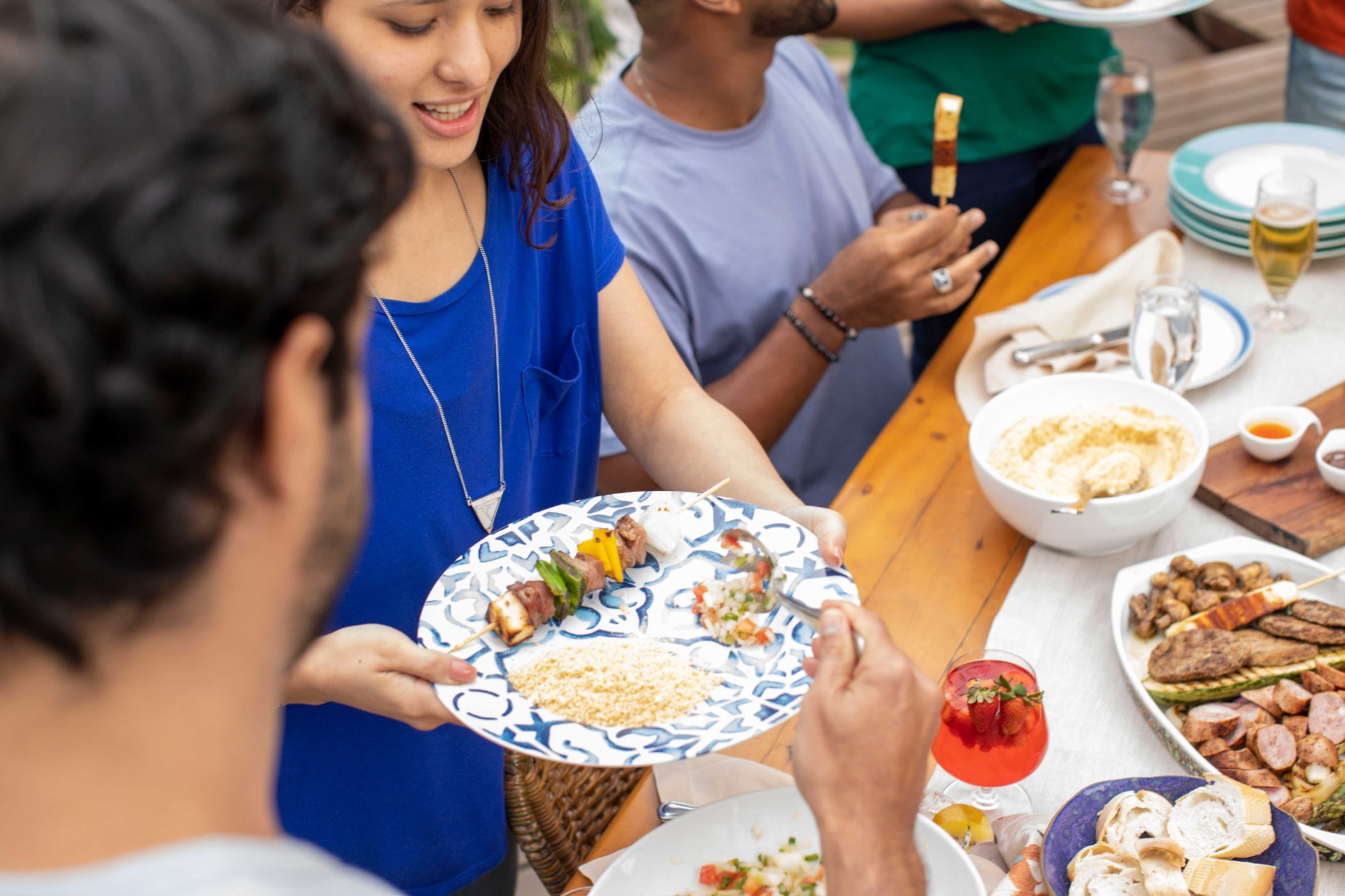 Food, Tableware, Table, Plate, Sharing, Recipe, Ingredient, Cuisine, Chair, T-shirt