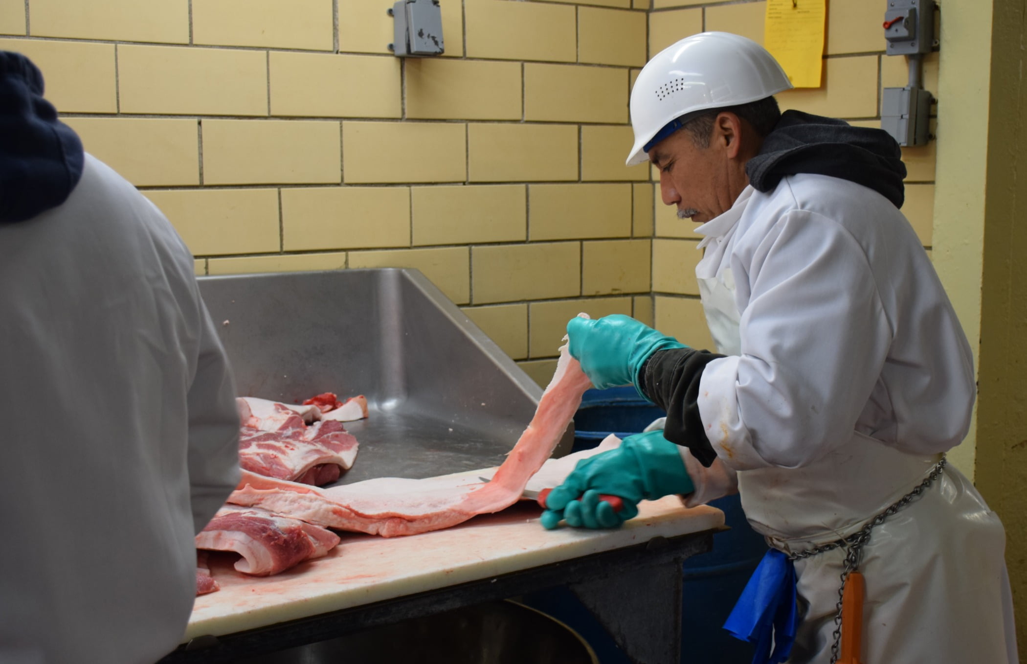 Health care provider, Safety glove, Butcher, Apron, Cooking