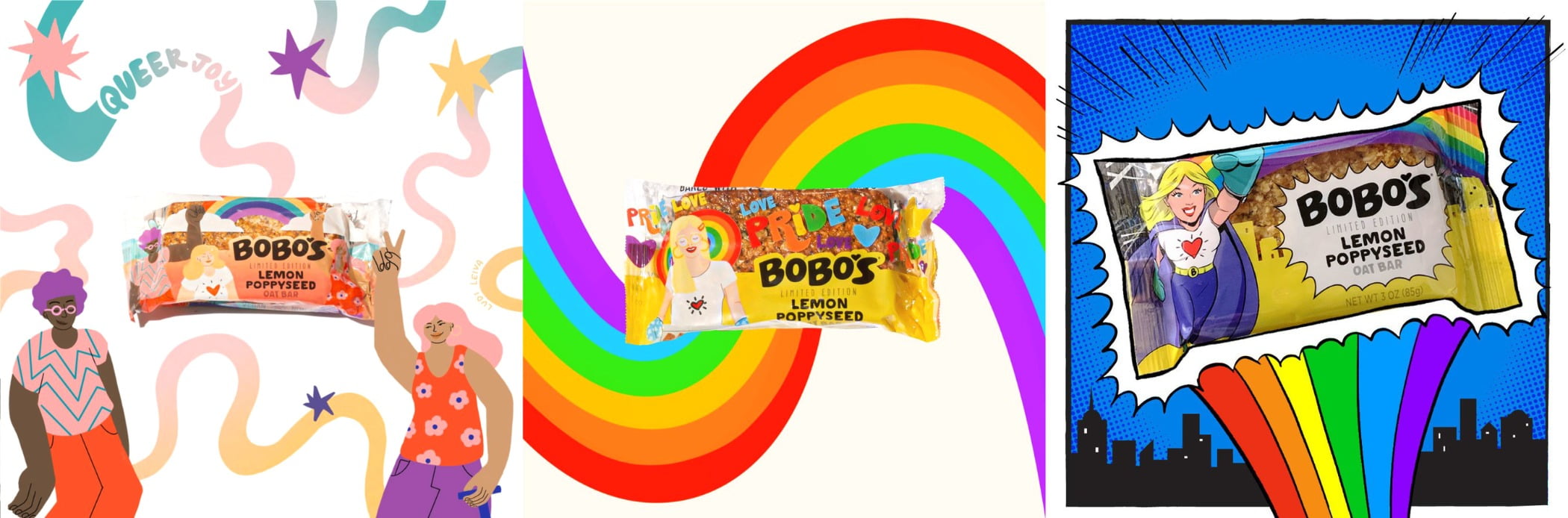 Bobo&#x27;s Limited-Edition LGBTQ+ Artist Series Pride Bars