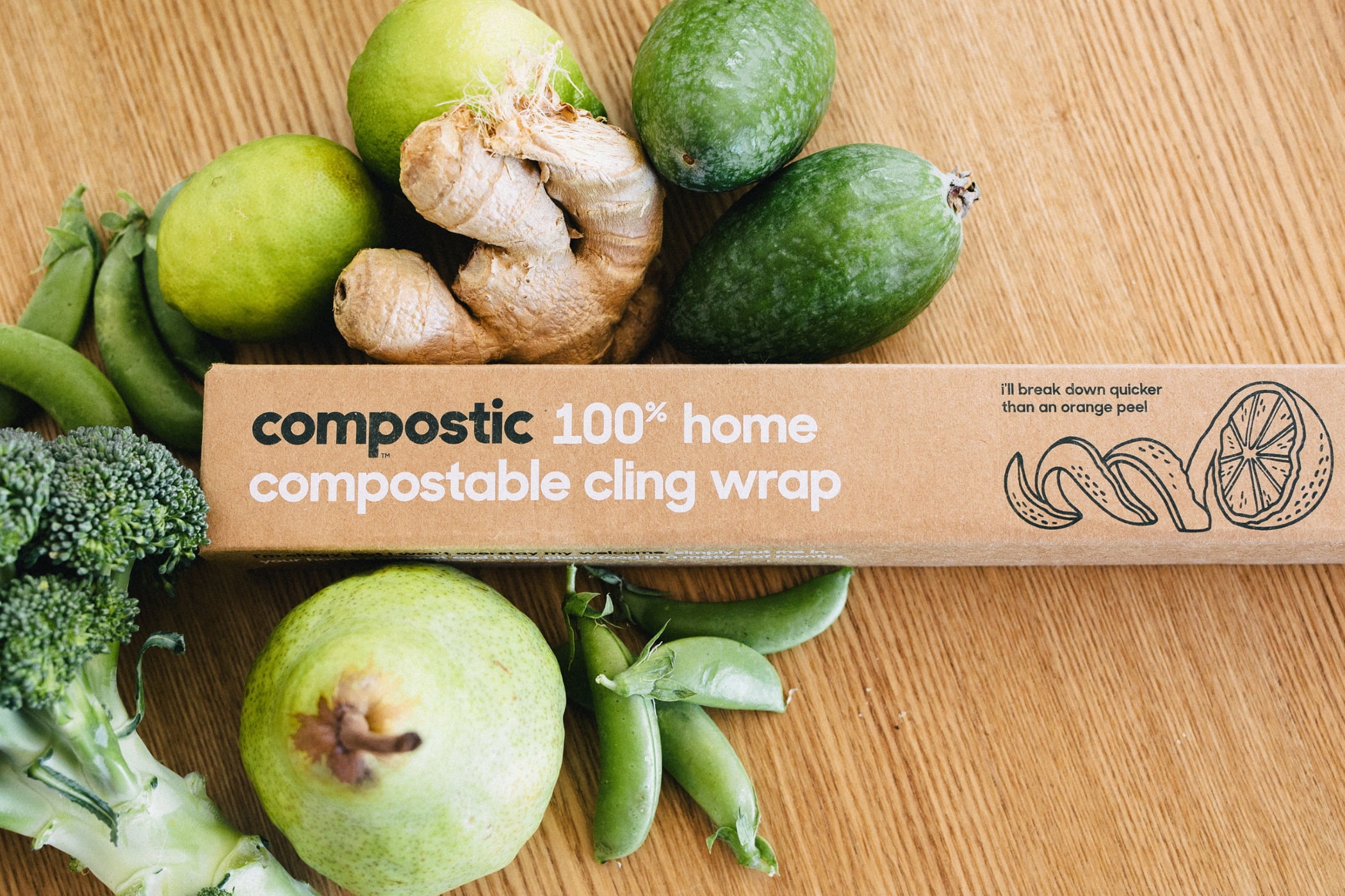 Compostic compostable cling wrap