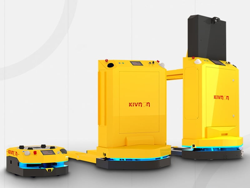 Autonomous vehicles: the K03 Twister, the K50 Pallet Truck and the K55 Pallet Stacker