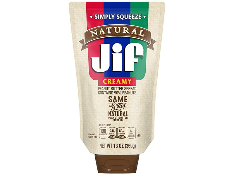 Jif natural creamy peanut butter