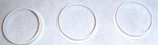 Compostable, two-piece bio-based PP ring frame