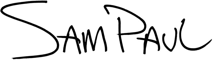 Sam Paul signature