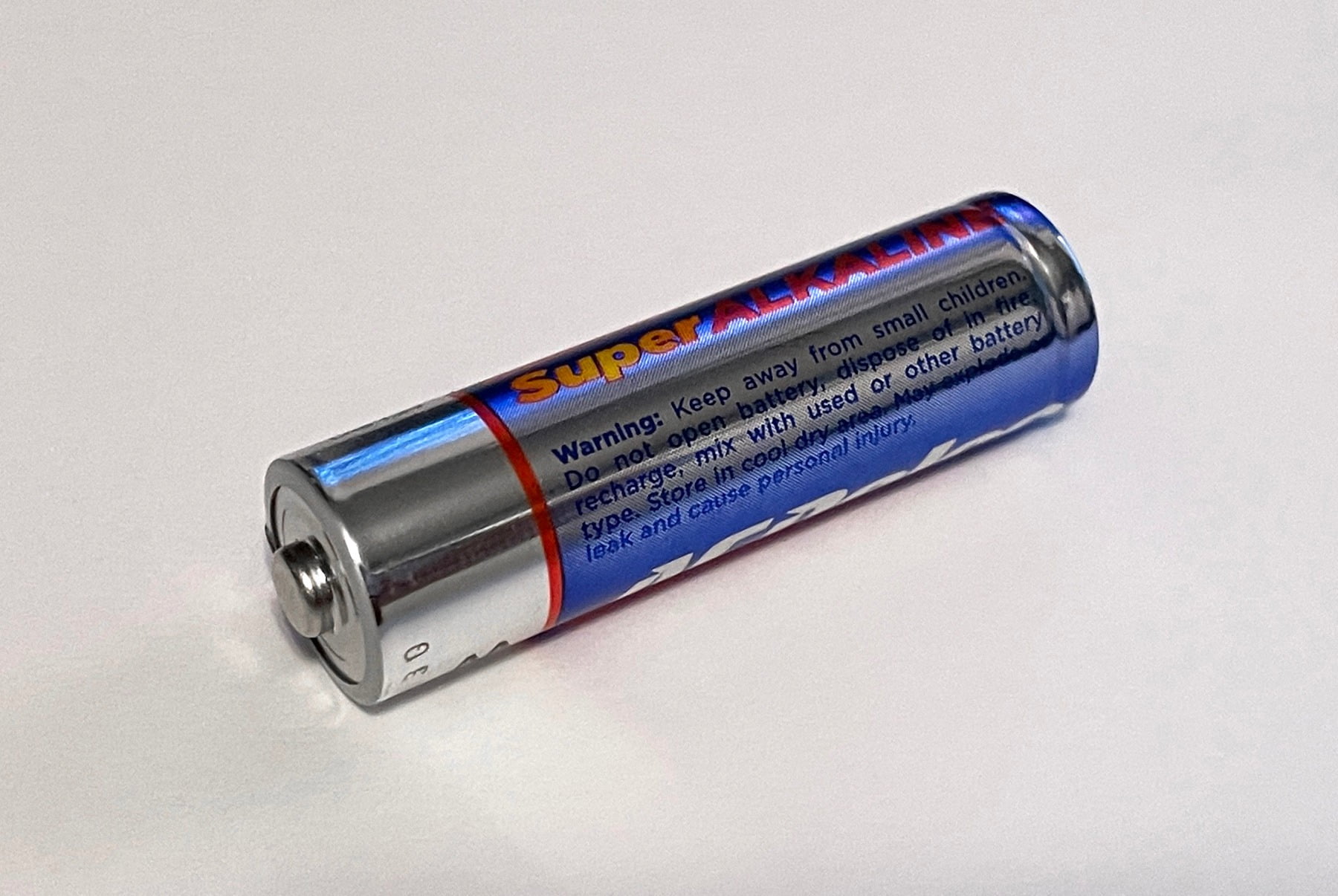 Figure 5. If surface texture is included in the cylindricity evaluation of this AA battery, the measurement would require more than 2,800,000,000 data points. 