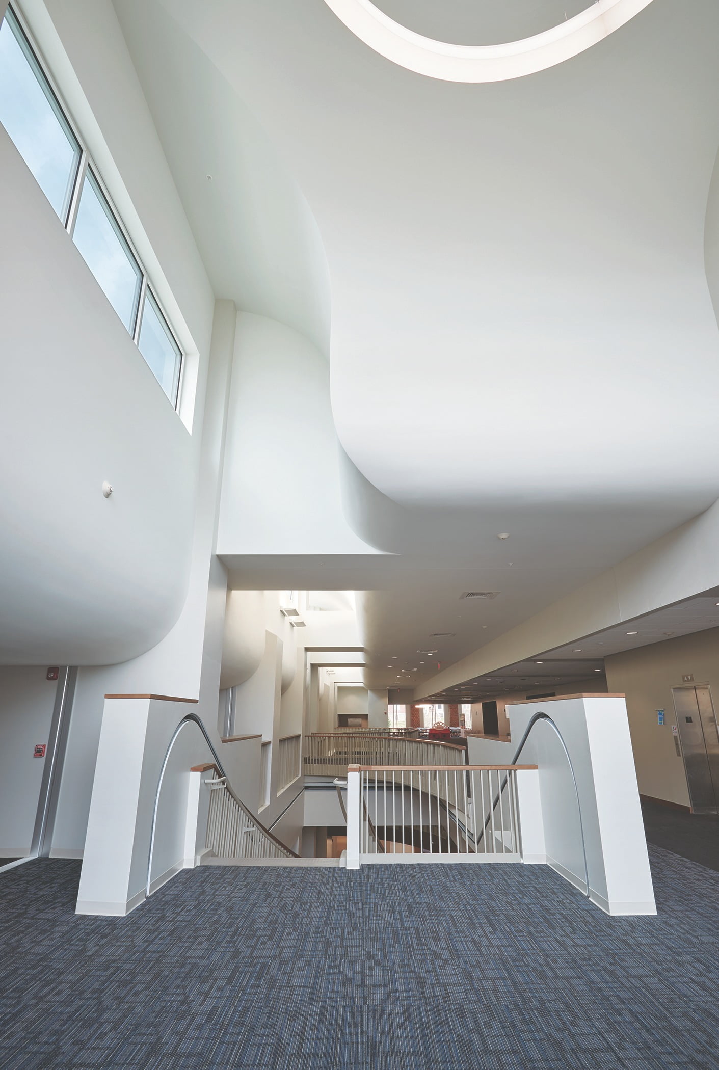 Drywall Grid System Helps Shape Design of Light Well