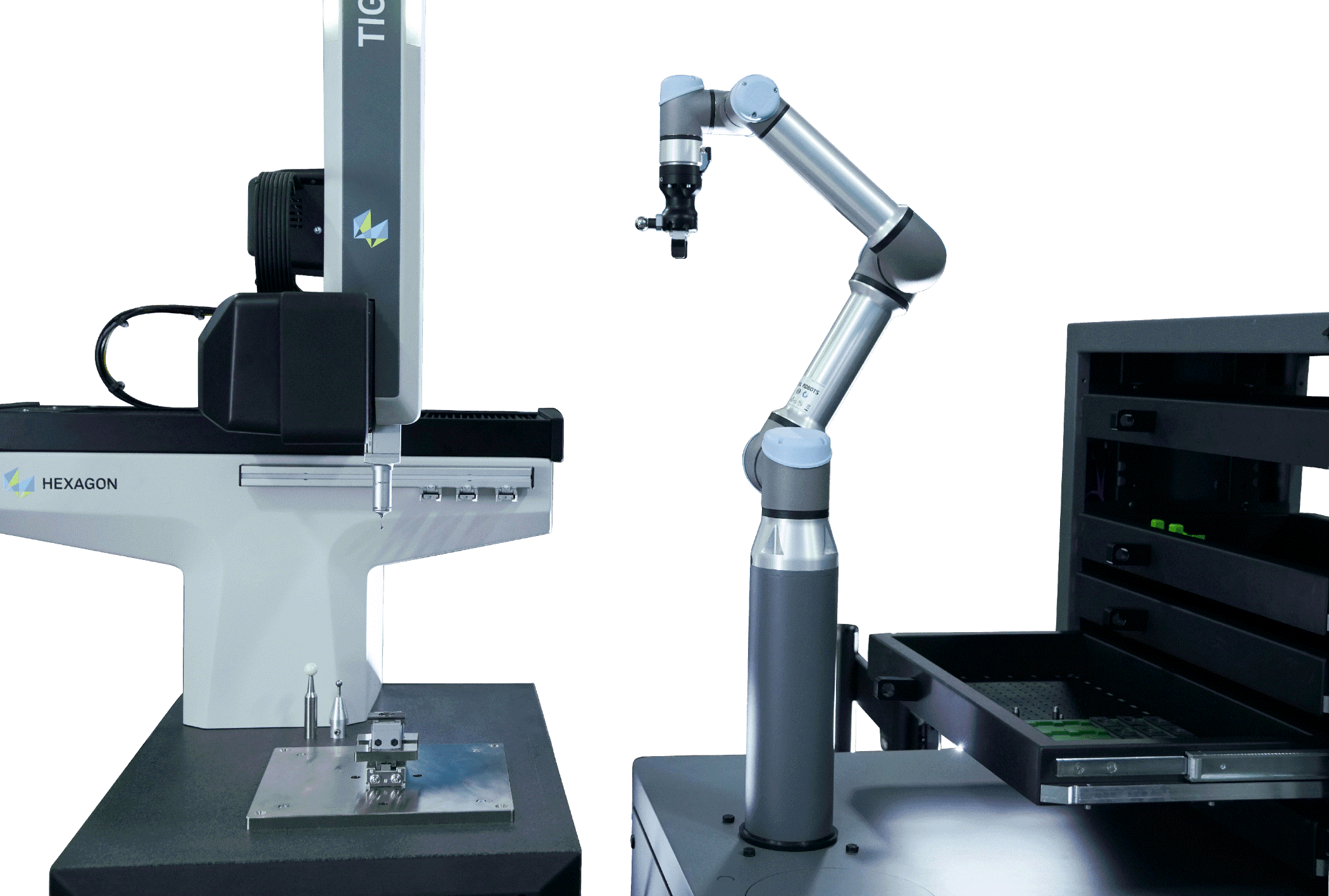 TEMPO enhances CMM workflow with off-the-shelf automatic part loading for autonomous measurement free from interruption day or night. 
