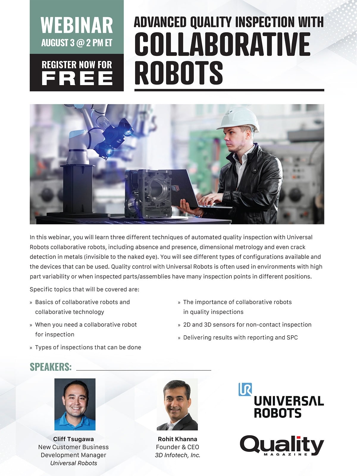 Quality Webinar Universal Robots