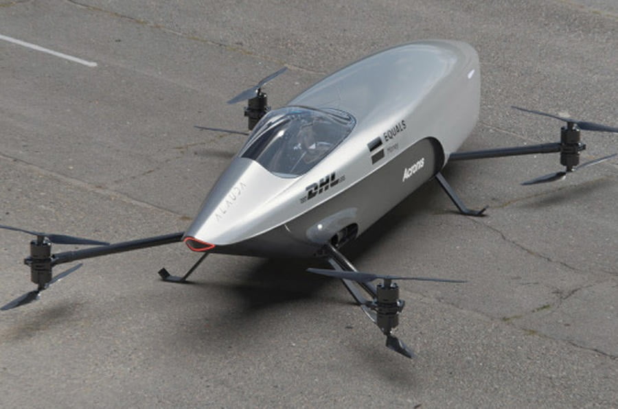The goal of Airspeeder is to develop electric vertical take-off and landing aircraft technology. 