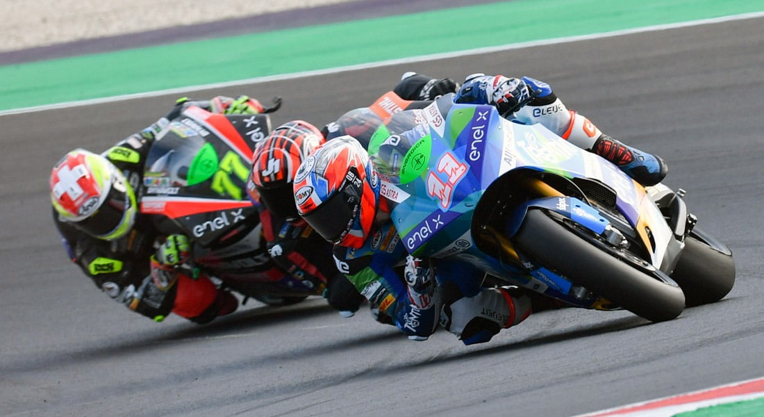 MotoE competitors will reach speeds of more than 150 mph on electric motorcycles. 