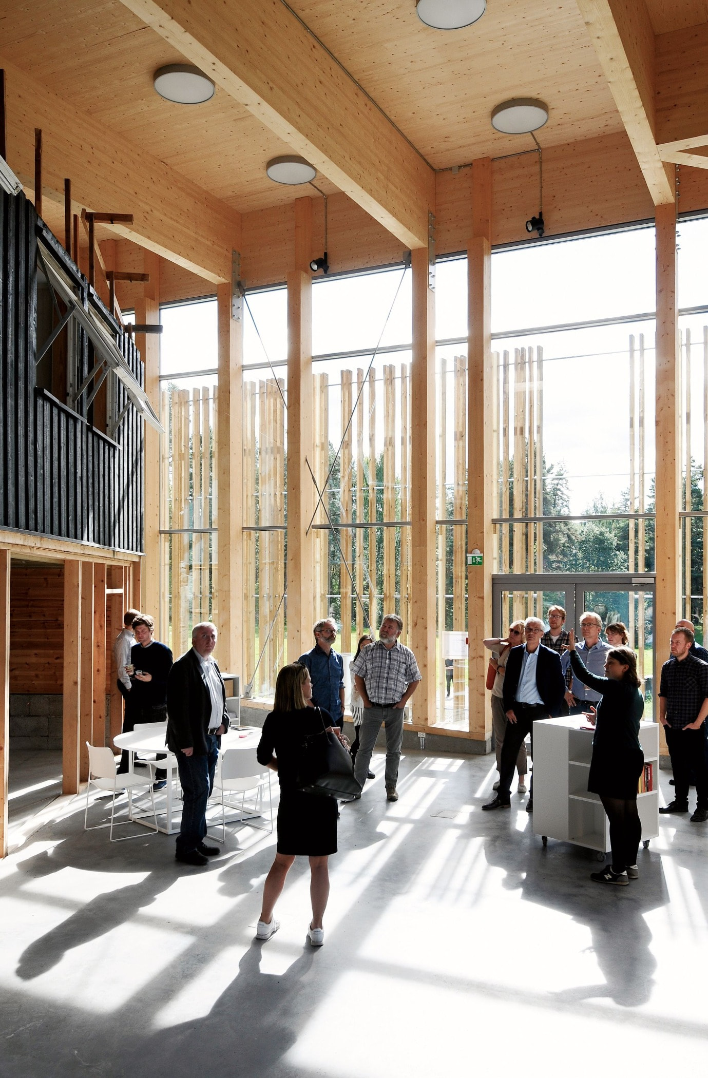 Building, Lobby, Architecture