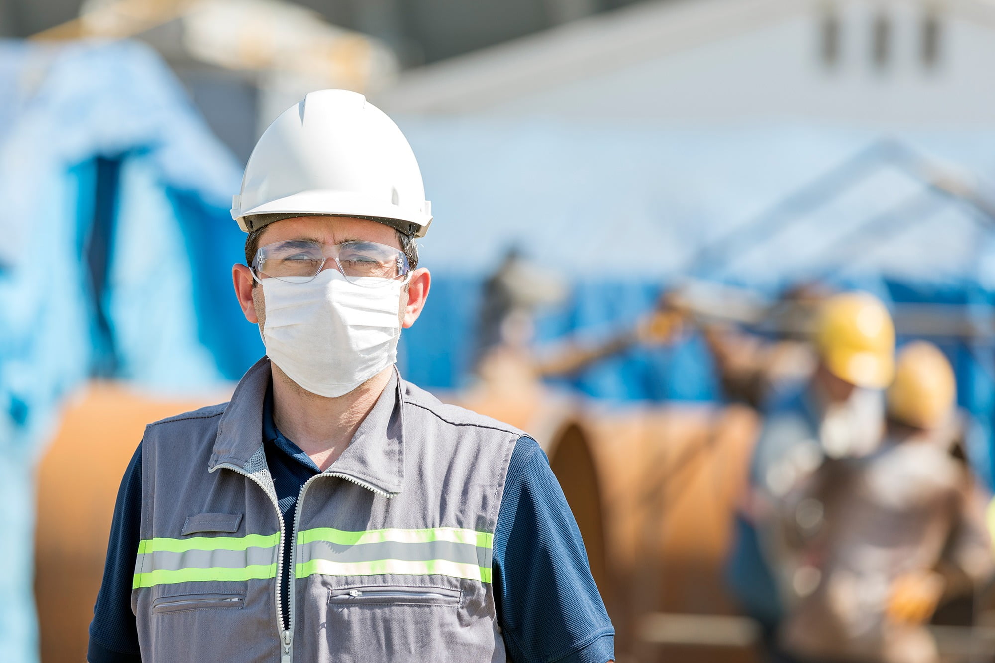 Personal protective equipment, Blue-collar worker, Hard hat, Safety glove, Employment, Job, Engineering, Service, Helmet, Workwear