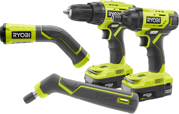 Handheld power drill, Pneumatic tool, Impact wrench, Green, White, Yellow