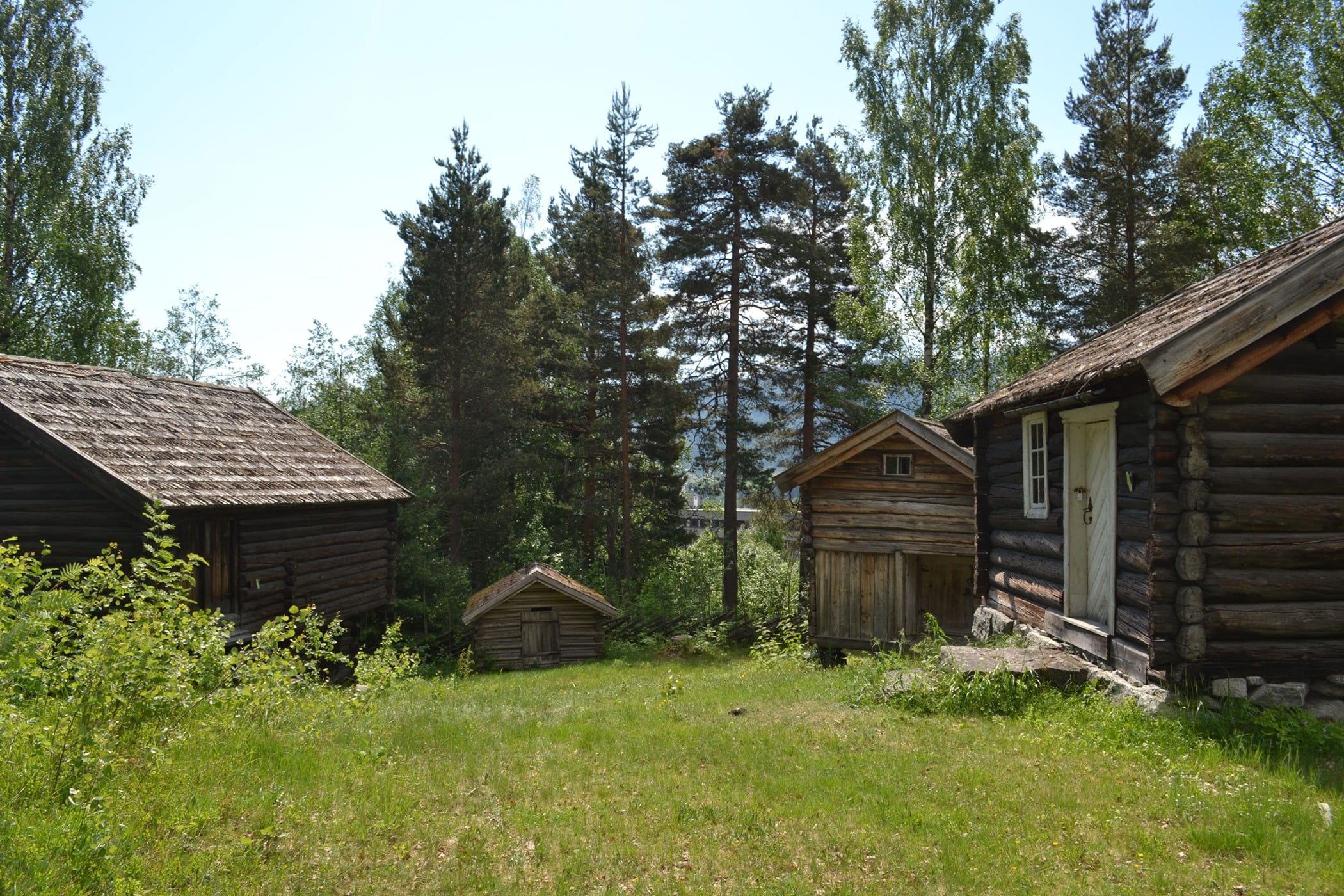 Land lot, Natural landscape, Sky, Plant, Building, Tree, Wood, House, Grass, Cottage