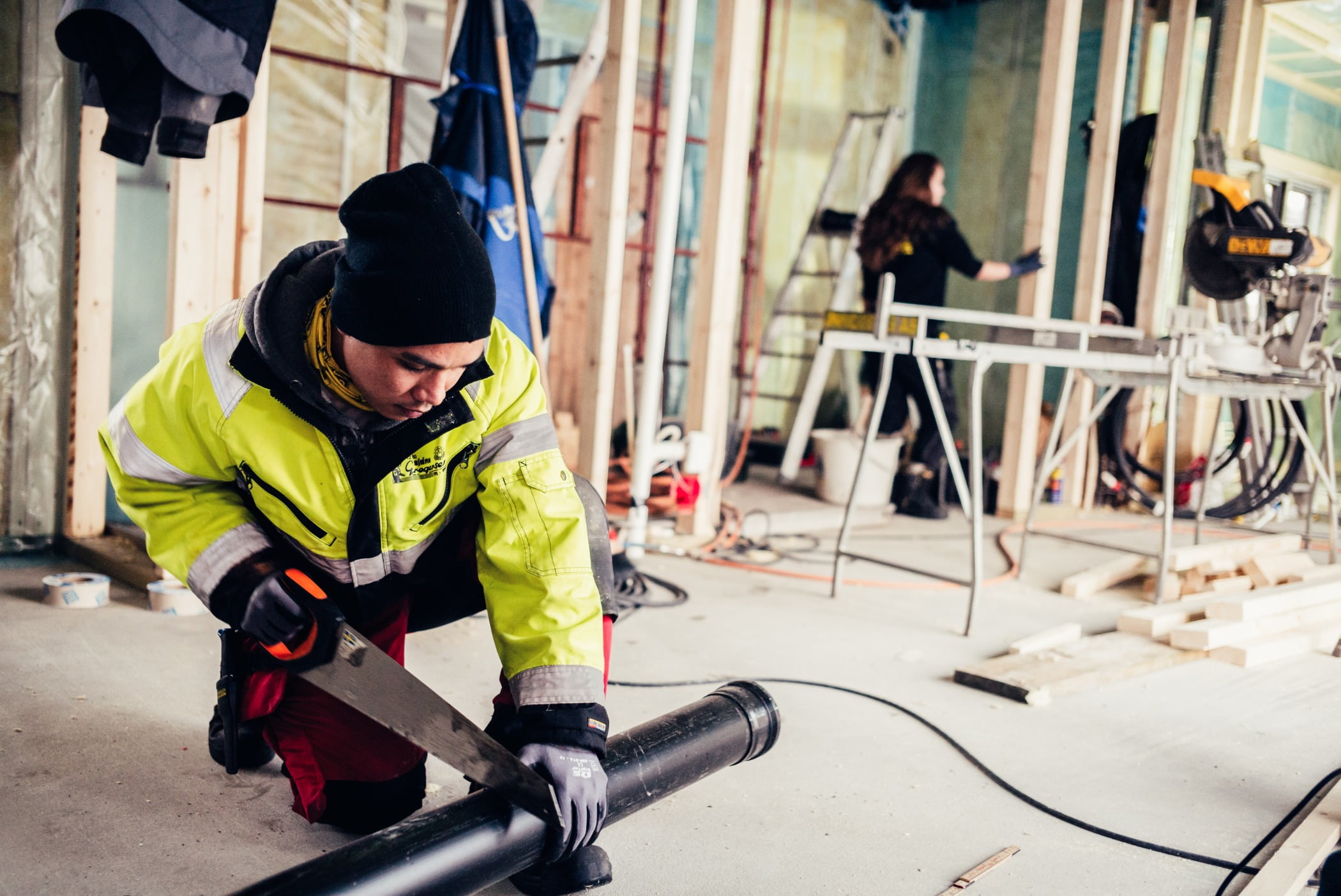 Blue-collar worker, High-visibility clothing, Service, Workwear